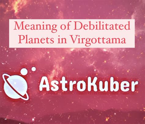 planets are placed from the highest exaltation or deepest debilitation point. . Debilitated planet calculator